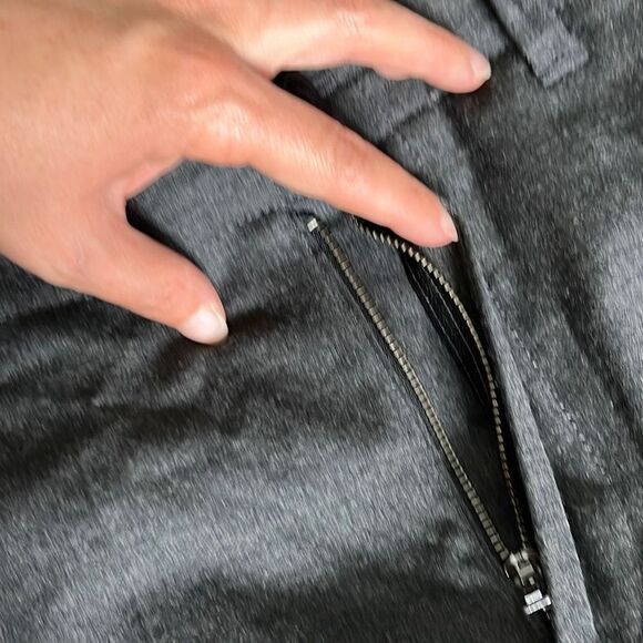 Club Monaco Womens Wool Cargo Pants Full Length Charcoal Size 30 - Picture 6 of 15